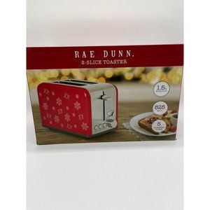 HTF NWT Rae Dunn Christmas 2 Slice Toaster